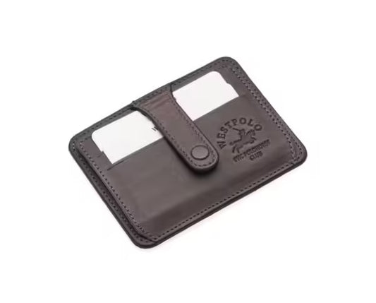 Westpolo Carpi Multi Compartment Unisex Genuine Flirt Leather Card Holder (115C)