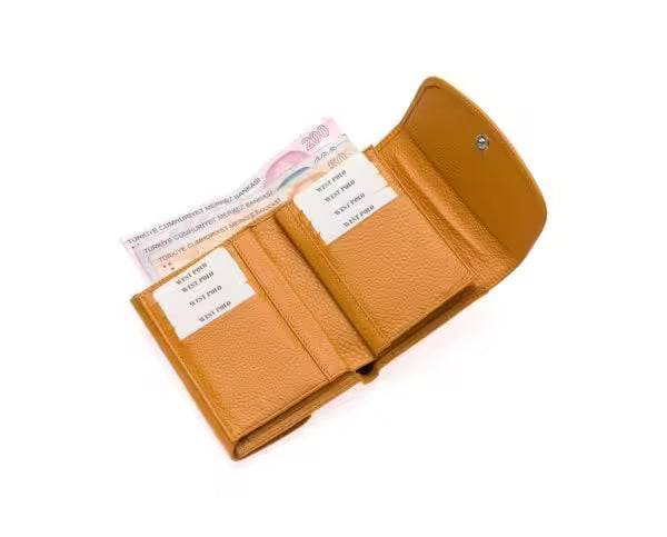 Westpolo Cindy Genuine Leather Small Women's Wallet with Coin and Card Holder Compartment (415)