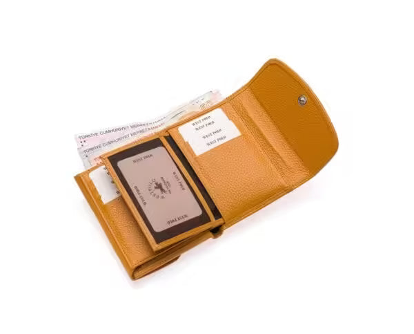 Westpolo Cindy Genuine Leather Small Women's Wallet with Coin and Card Holder Compartment (415)