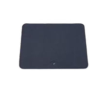Tapis de souris Westpolo Dizzy en cuir véritable - Bleu marine