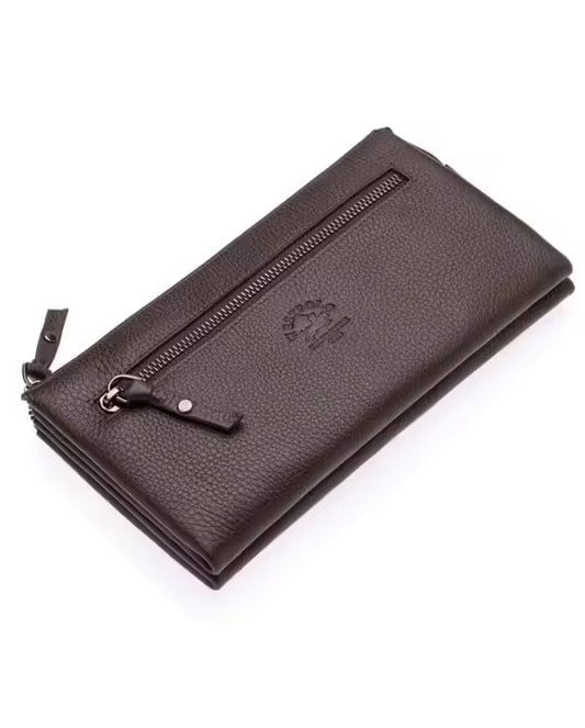 Westpolo Egel Unisex Genuine Leather Hand Portfolio with Phone Compartment (7070)