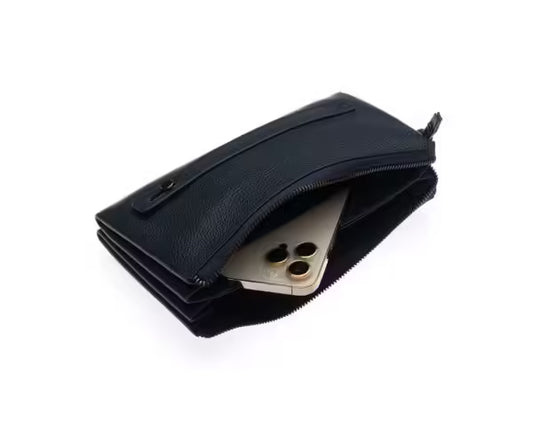 Westpolo Egel Unisex Genuine Leather Hand Portfolio with Phone Compartment (7070)