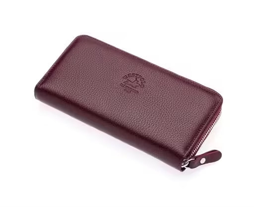 Westpolo Fiora Women's Genuine Leather Zipper Wallet (472)