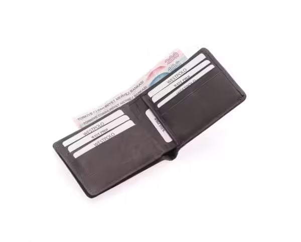 Westpolo Crazy Leather Wallet With Card Slots (536C)