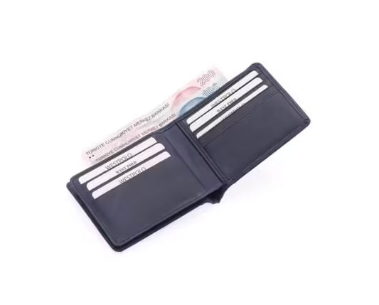 Westpolo Genuine Crazy Leather Unisex Leather Wallet With Abundant Credit Card Compartment (536C)