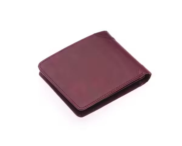 Westpolo Genuine Crazy Leather Unisex Leather Wallet With Abundant Credit Card Compartment (536C)