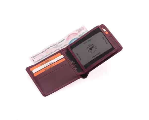 Westpolo Crazy Leather Wallet With Card Slots (536C)