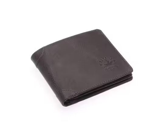 Westpolo Genuine Crazy Leather Unisex Leather Wallet With Abundant Credit Card Compartment (536C)