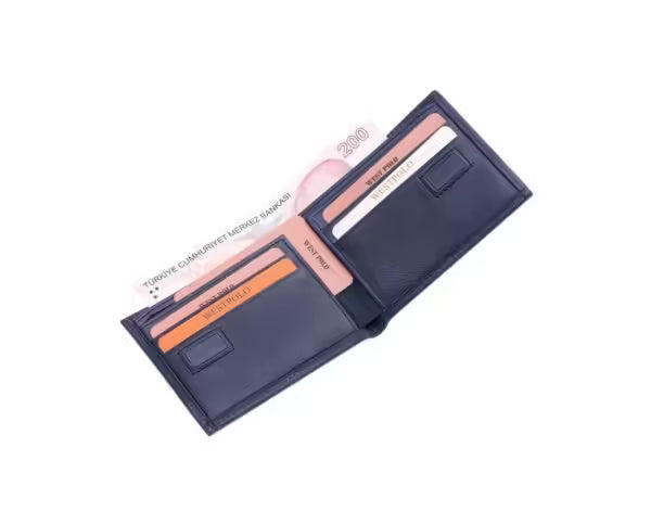Westpolo Genuine Crazy Leather Unisex Cardholder Wallet (2710C)