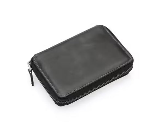 Westpolo Genuine Crazy Tumbled Leather Vintage Card Holder Wallet (1795C)