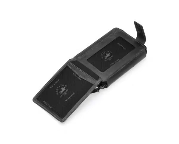 Westpolo Genuine Crazy Tumbled Leather Vintage Card Holder Wallet (1795C)