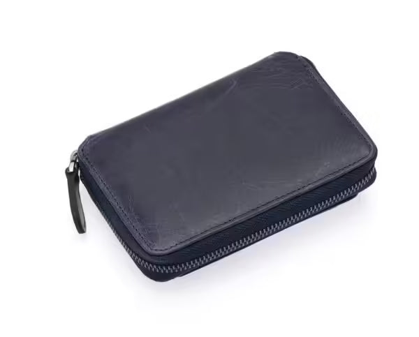 Westpolo Genuine Crazy Tumbled Leather Vintage Card Holder Wallet (1795C)