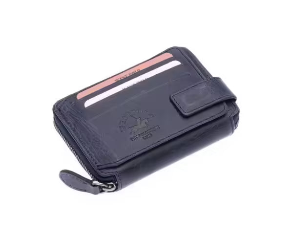 Westpolo Genuine Crazy Tumbled Leather Vintage Card Holder Wallet (1795C)