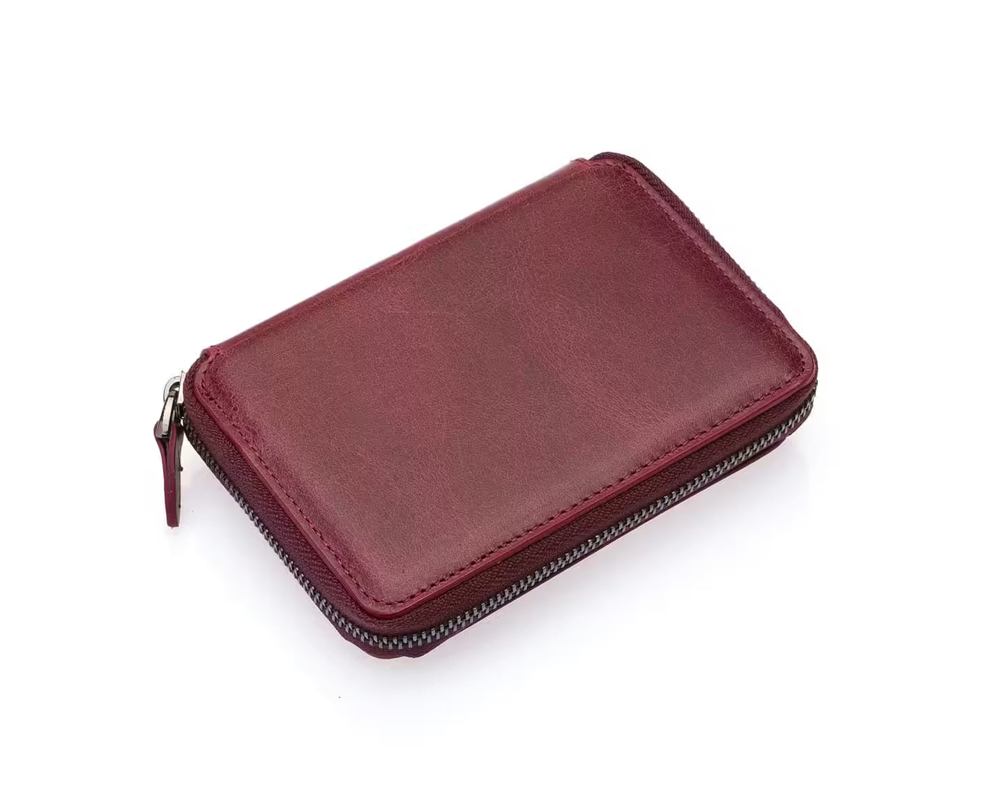 Westpolo Genuine Crazy Tumbled Leather Vintage Card Holder Wallet (1795C)