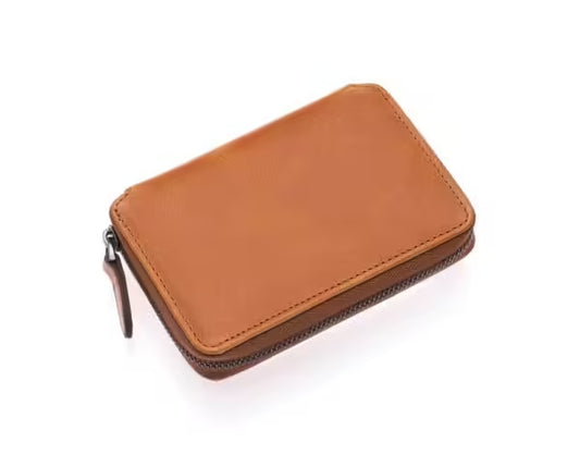 Westpolo Genuine Crazy Tumbled Leather Vintage Card Holder Wallet (1795C)