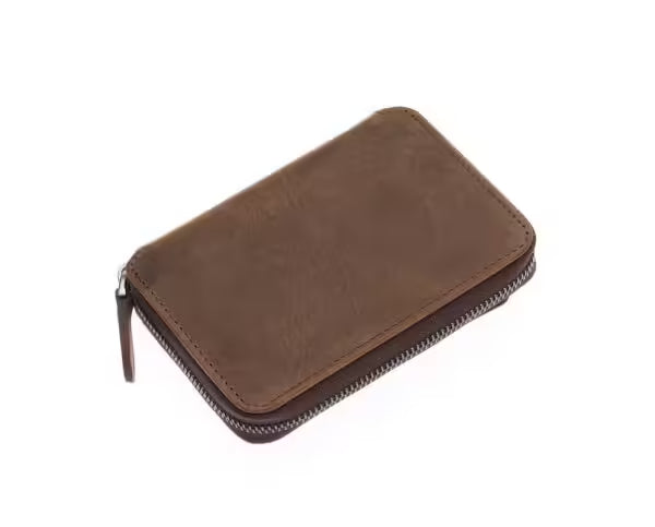 Westpolo Genuine Crazy Tumbled Leather Vintage Card Holder Wallet (1795C)