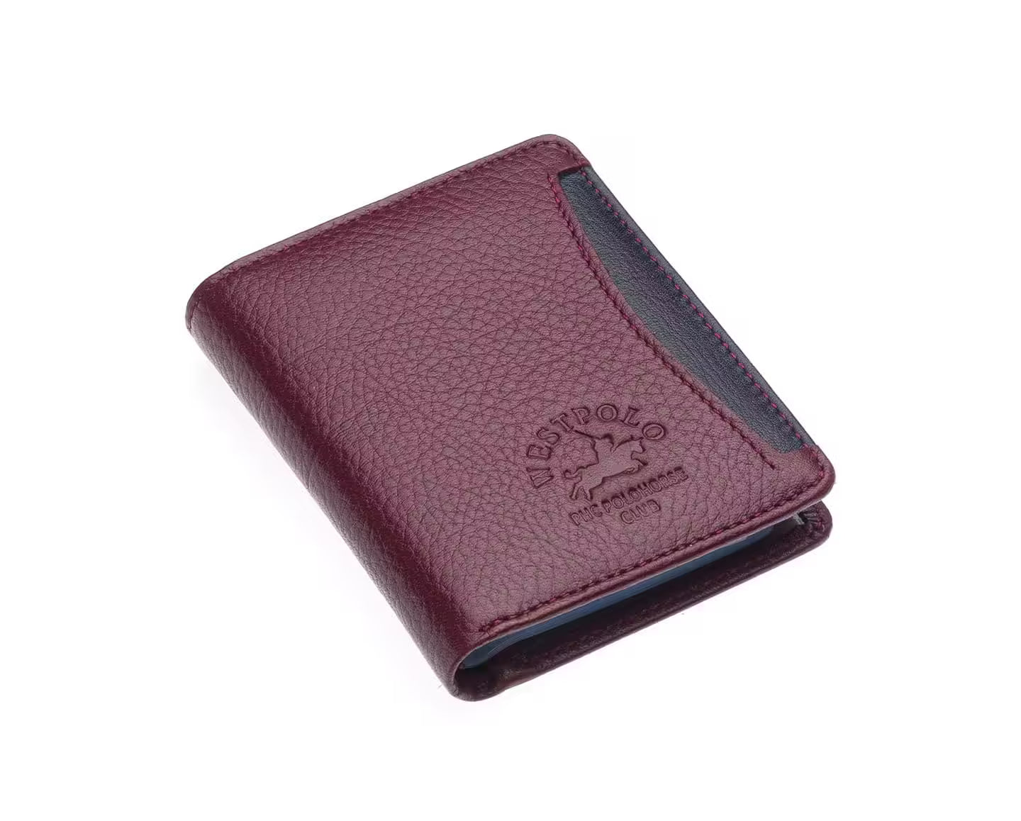 Westpolo Genuine Leather Men Cardholder Wallet (202)