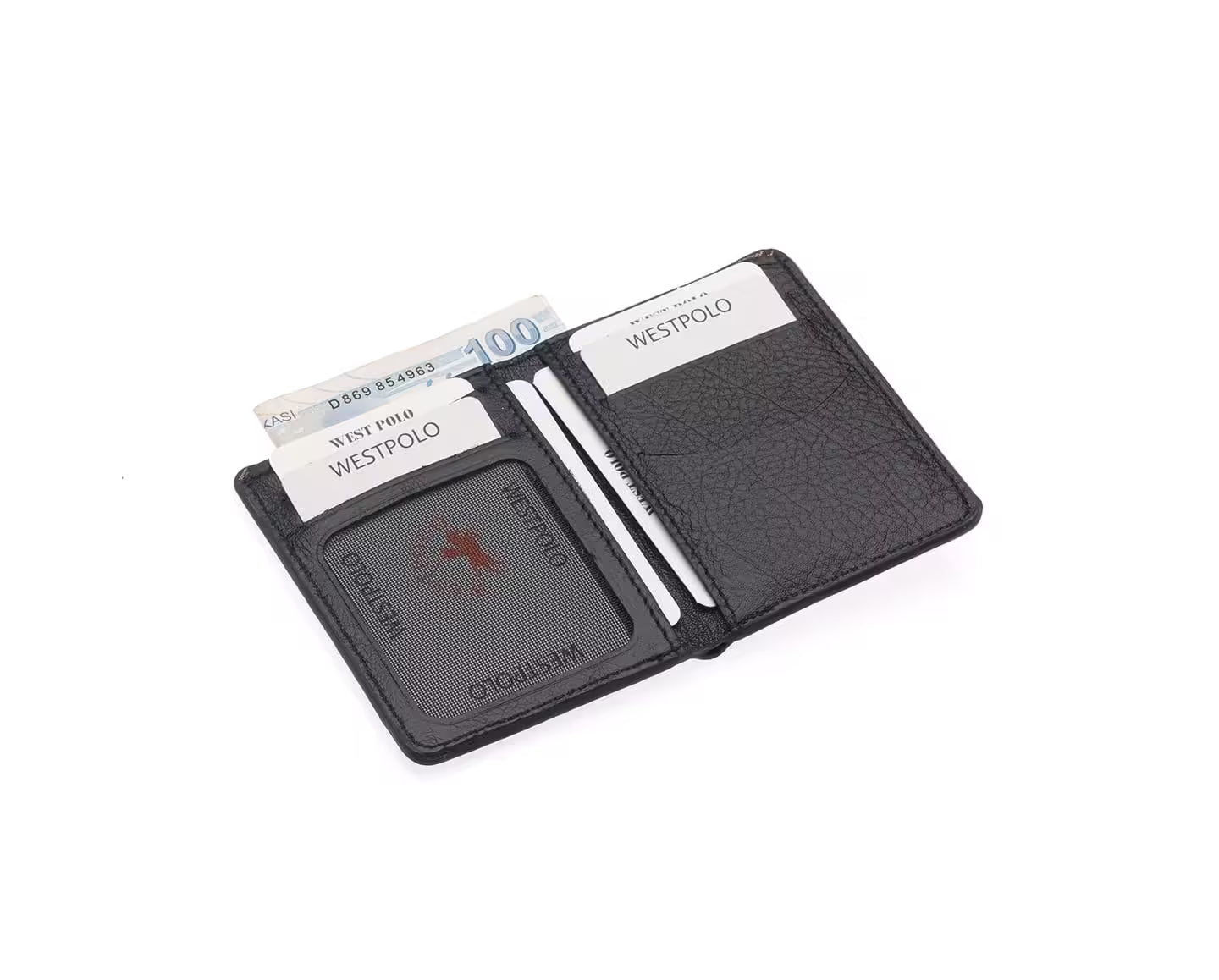 Westpolo Genuine Leather Men Cardholder Wallet (202)