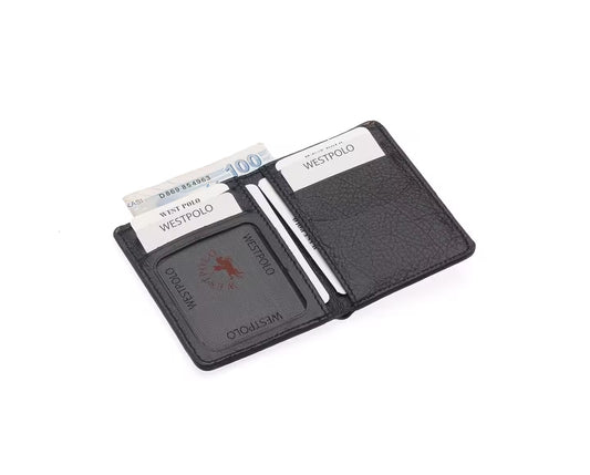 Westpolo Genuine Leather Men Cardholder Wallet (202)