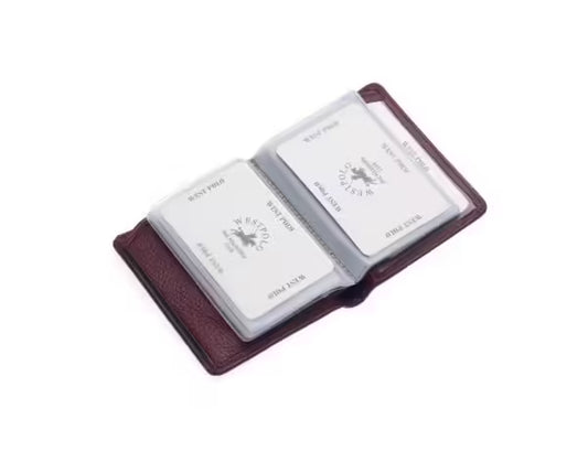 Westpolo Genuine Leather Men Cardholder Wallet (202)
