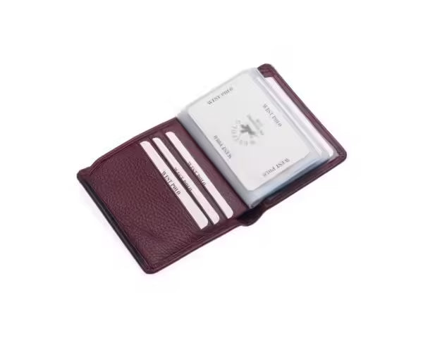 Westpolo Genuine Leather Men Cardholder Wallet (202)