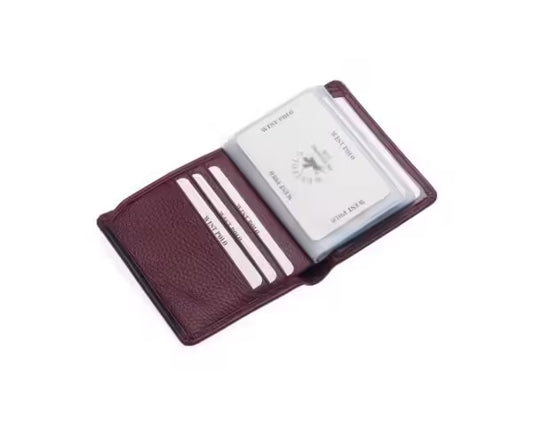 Westpolo Genuine Leather Men Cardholder Wallet (202)