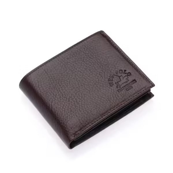 Portefeuille classique Westpolo en cuir véritable pour homme (36)