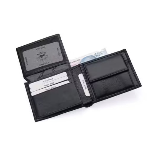 Westpolo Genuine Leather Men Classic Wallet (36)