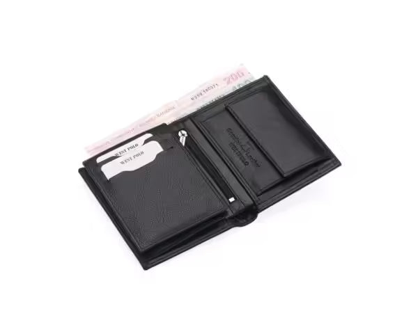 Portefeuille homme Westpolo en cuir véritable (01)