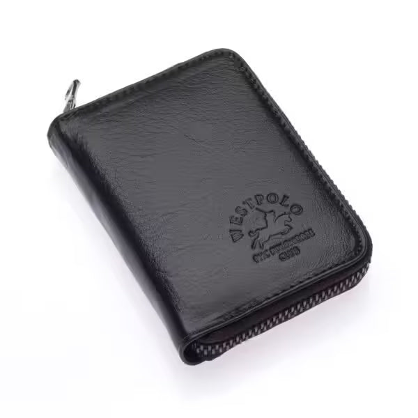 Portefeuille homme Westpolo en cuir véritable (502)