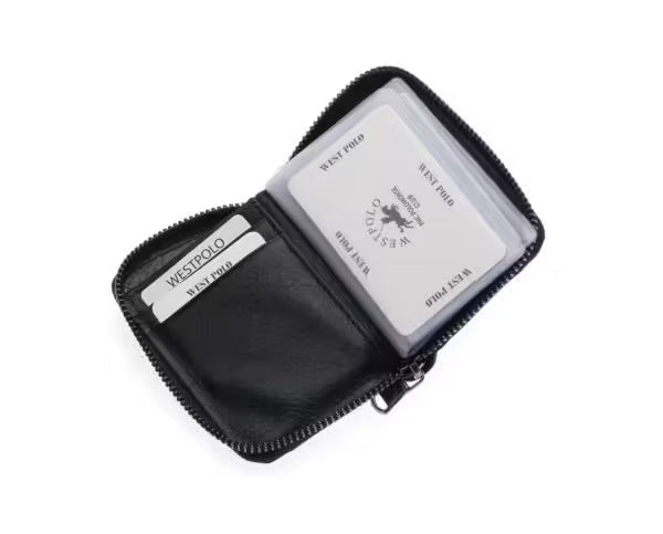 Portefeuille homme Westpolo en cuir véritable (502)