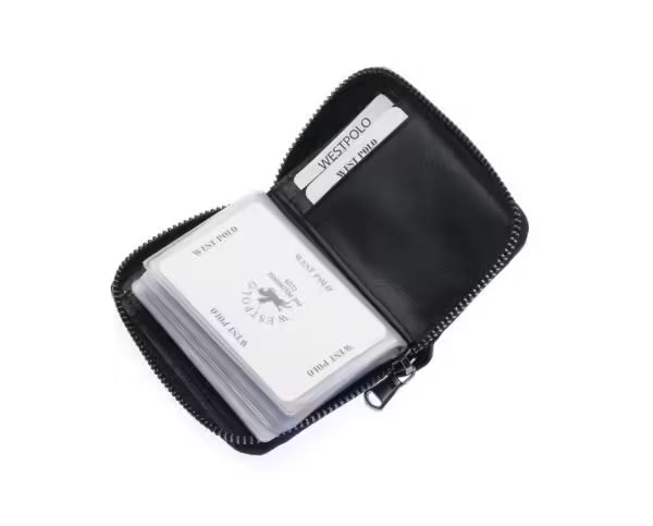Portefeuille homme Westpolo en cuir véritable (502)