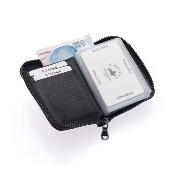 Portefeuille homme Westpolo en cuir véritable (502)