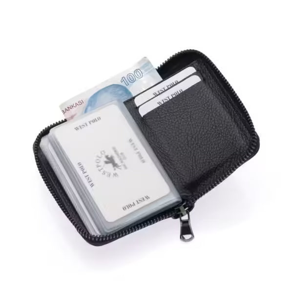 Portefeuille homme Westpolo en cuir véritable (502)