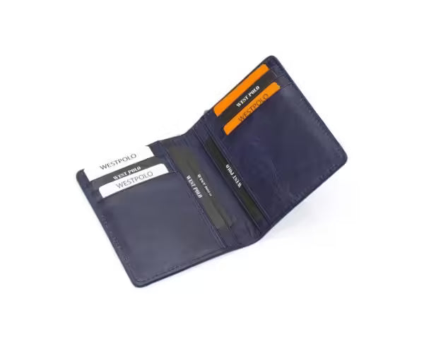 Portefeuille homme Westpolo en cuir véritable (649C)