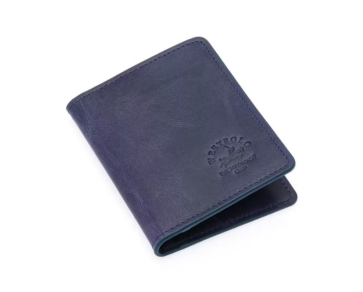 Portefeuille homme Westpolo en cuir véritable (649C)