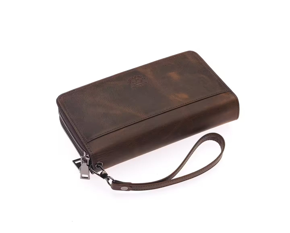 Portefeuille homme Westpolo en cuir véritable (7075)