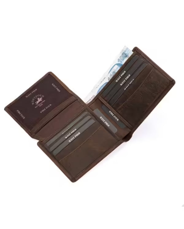 Westpolo Genuine Leather Men's Wallet (1616C)