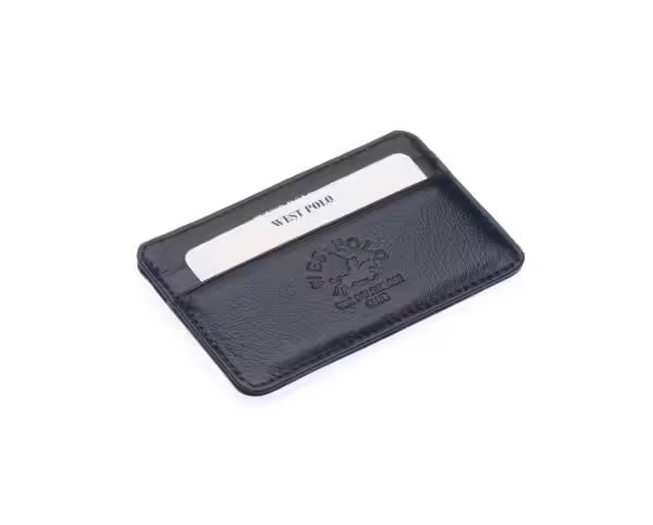 Portefeuille porte-cartes unisexe en cuir véritable Westpolo (42)