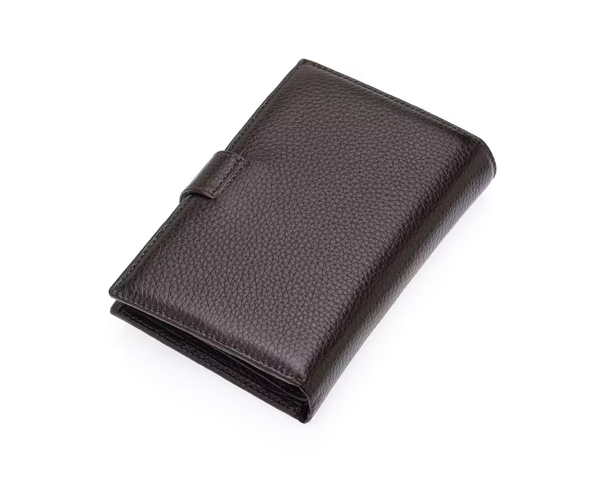 Portefeuille unisexe en cuir véritable Westpolo (421)
