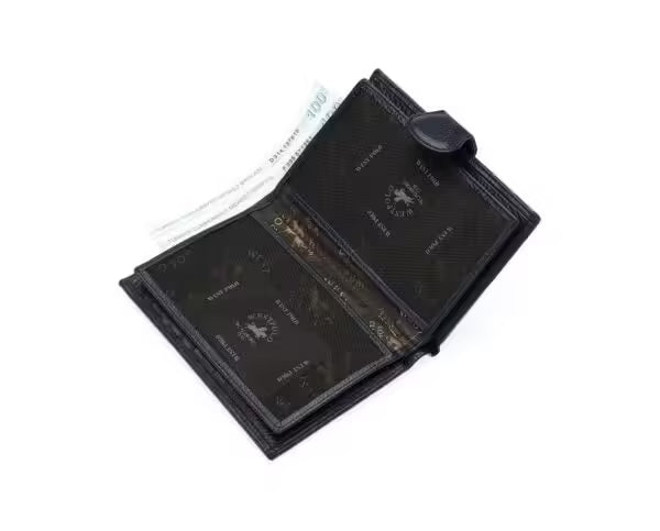 Portefeuille unisexe en cuir véritable Westpolo (421)