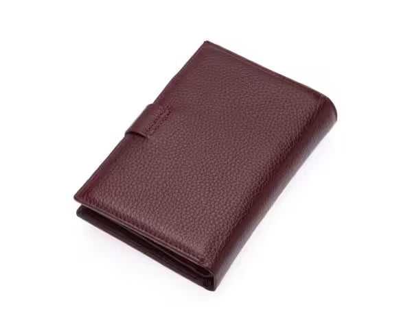 Portefeuille unisexe en cuir véritable Westpolo (421)