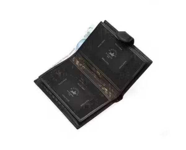 Portefeuille unisexe en cuir véritable Westpolo (421)
