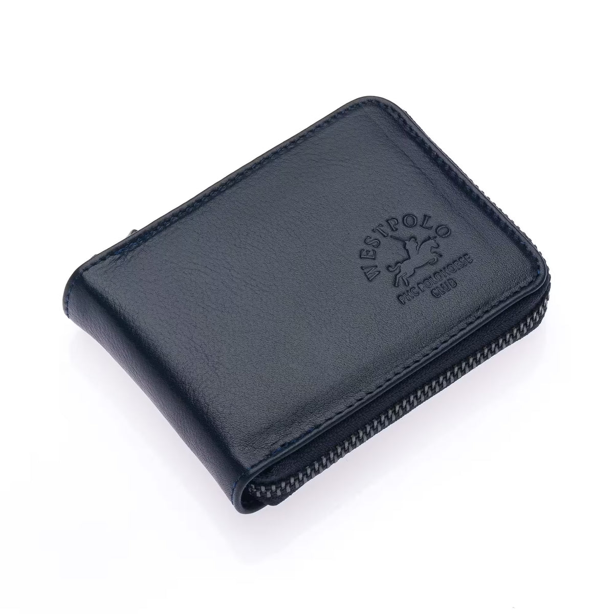 Portefeuille unisexe en cuir véritable Westpolo (501)