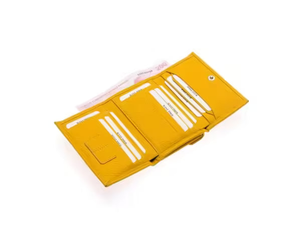 Portefeuille femme Westpolo en cuir mat véritable (402)