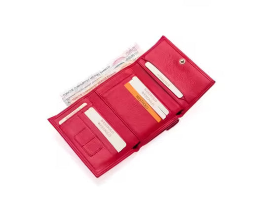 Westpolo Genuine Matte Leather Women Wallet (402)