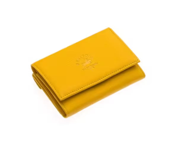 Portefeuille femme Westpolo en cuir mat véritable (402)