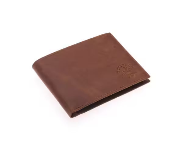 Westpolo Genuine Tumbled Crazy Leather Wallet Card Holder (1440C)