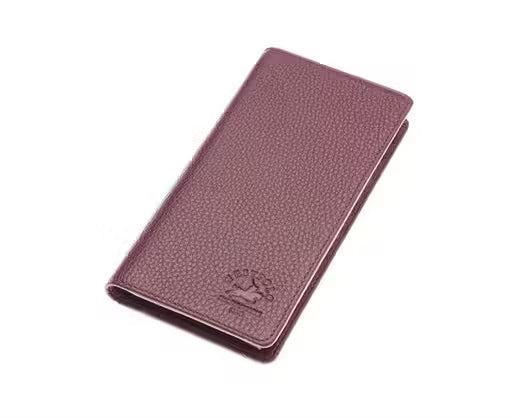 Portefeuille long unisexe Westpolo Harley en cuir véritable, grande capacité, avec compartiment pour téléphone (2741) 