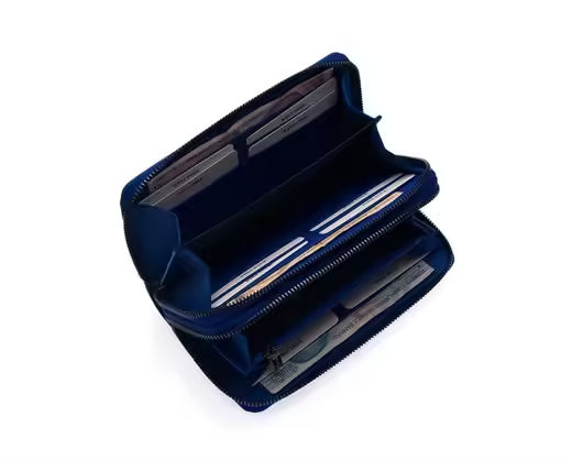 Portefeuille portefeuille unisexe Westpolo Harmony en cuir véritable avec compartiment pour téléphone (419) 